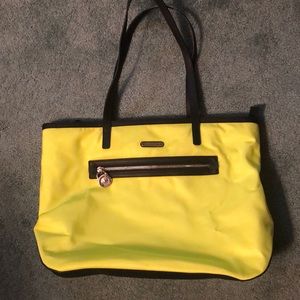 Michael Kors neon green tote
